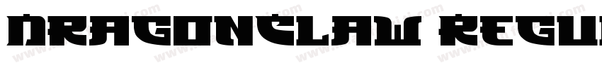 DragonClaw Regular字体转换
